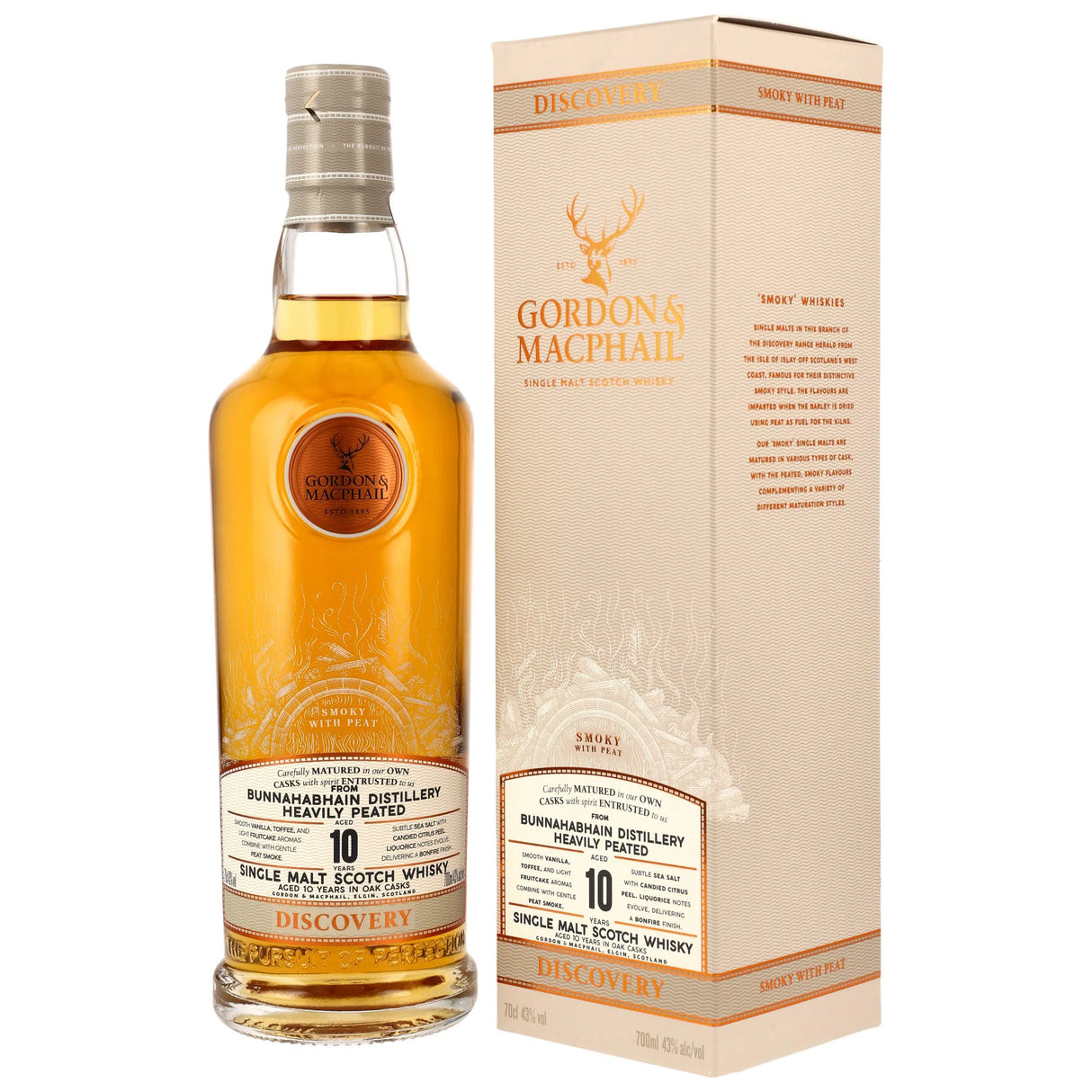 Bunnahabhain 10 y.o. Heavily Peated - Gordon & MacPhail Discovery
