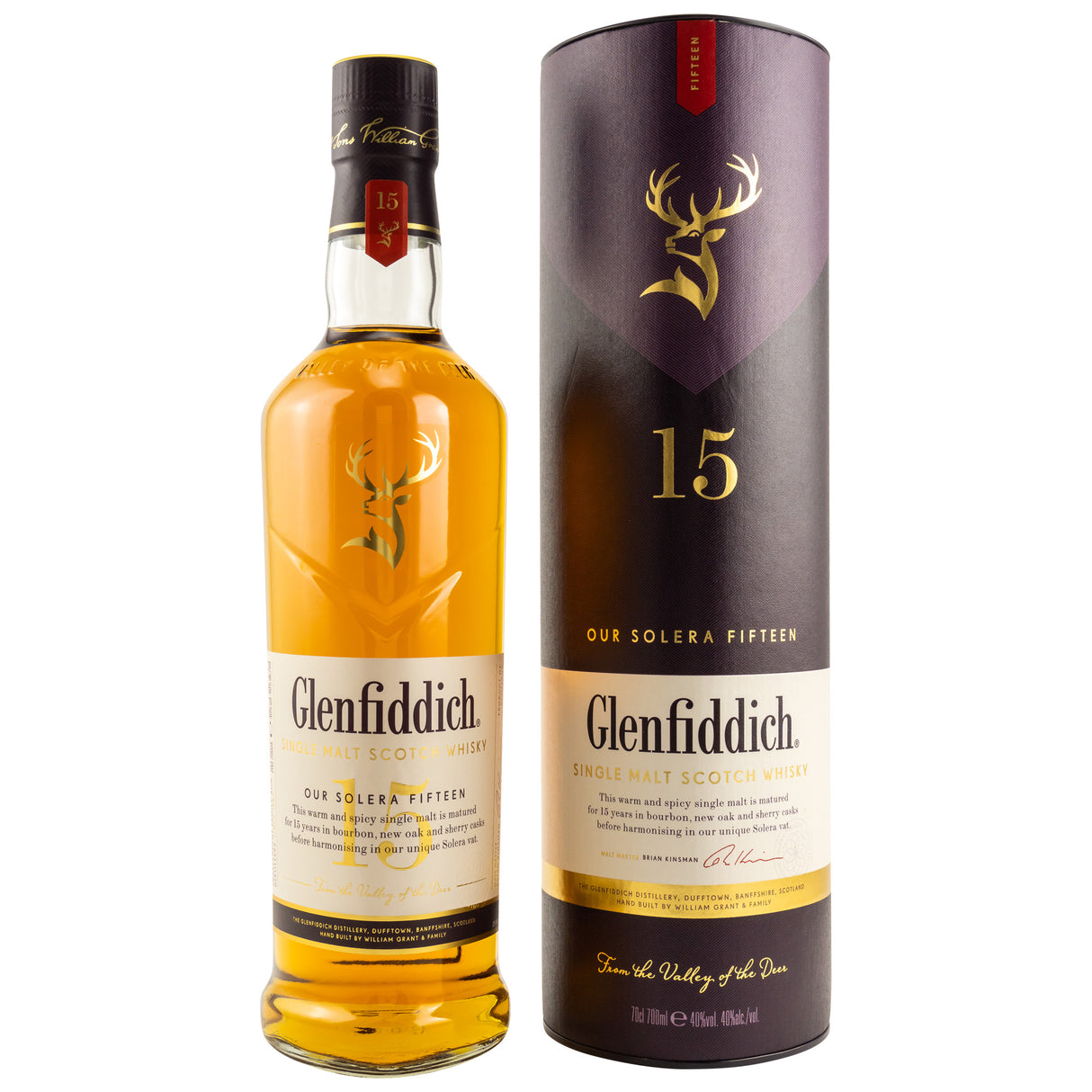 Glenfiddich 15 y.o. Solera, 0,70 l Flasche