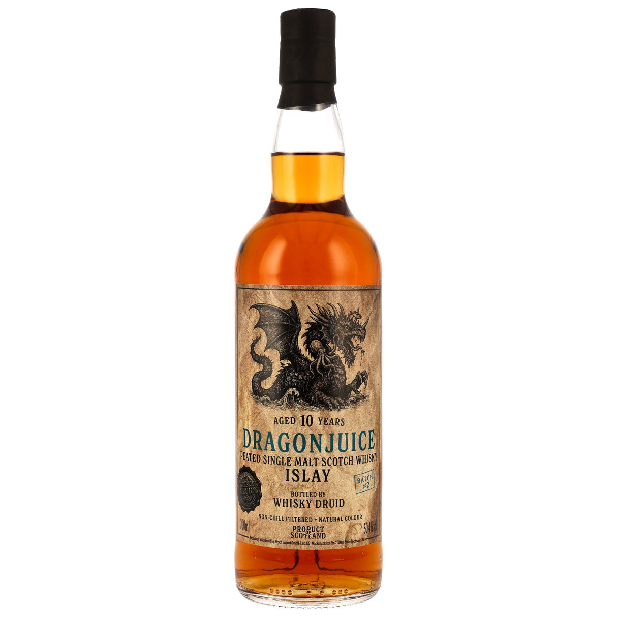 Dragonjuice 10 y.o. Islay – Peated Single Malt Whisky – Batch #2 – Whisky Druid