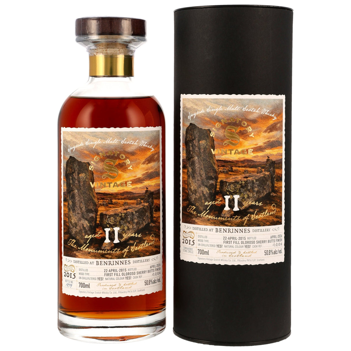 Benrinnes 2015/2026 - 11 y.o. - 1st Fill Oloroso Sherry Butts Finish - Sig Monuments of Scotland