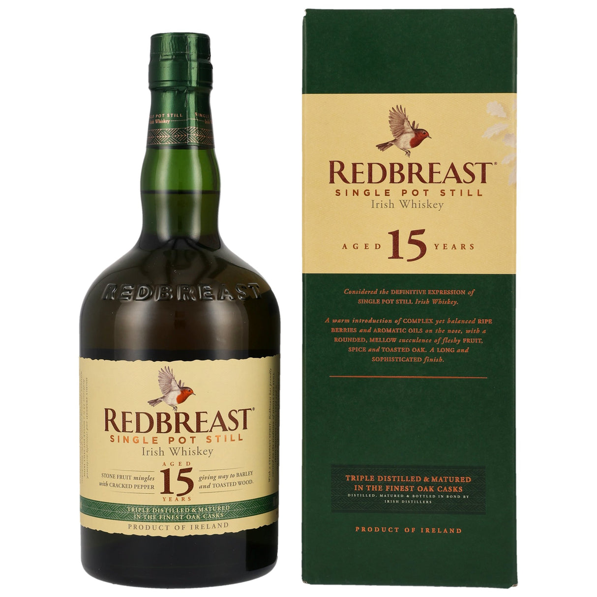 Redbreast 15 y.o. - Single Pot Still Irish Whiskey