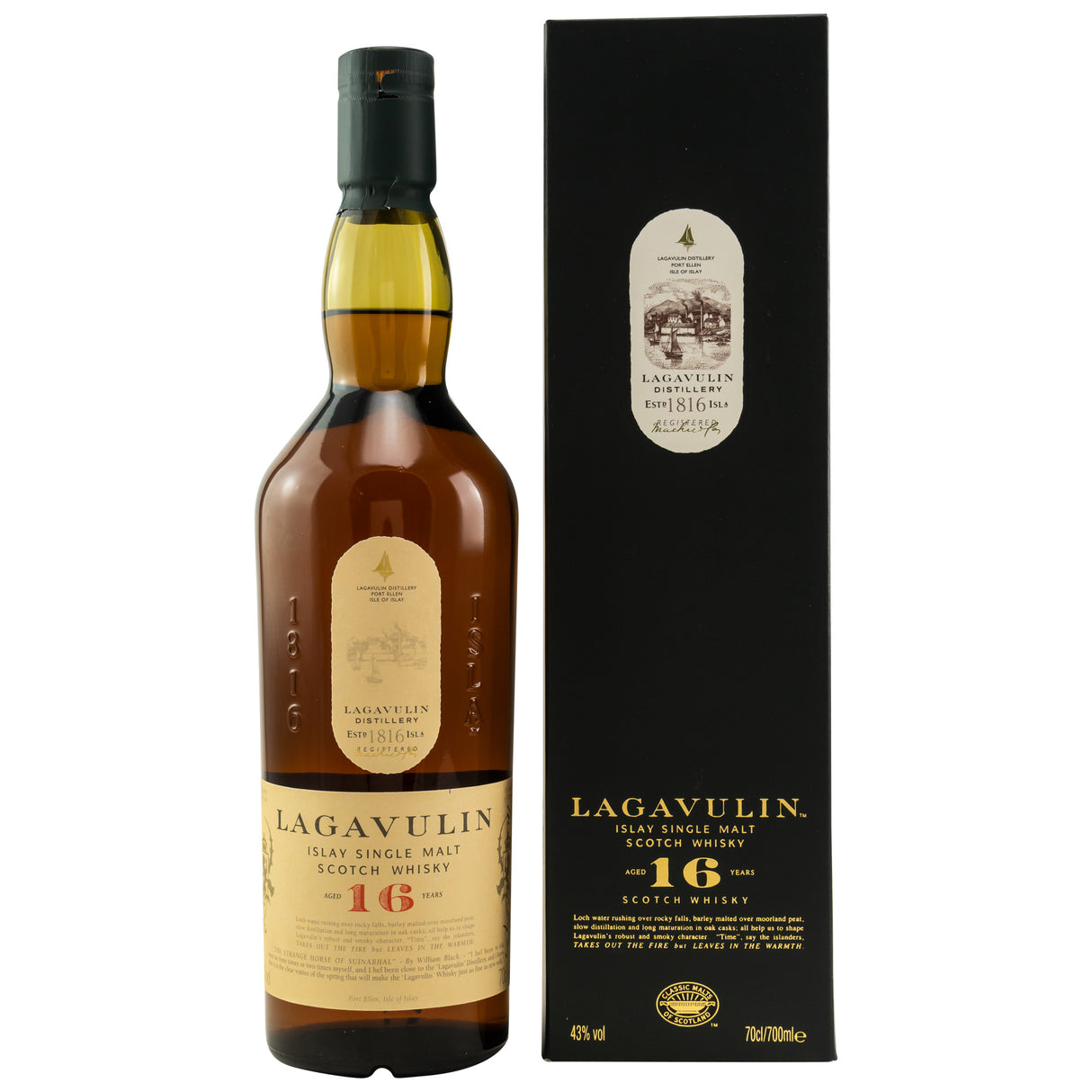 Lagavulin 16 y.o.., 0,70 l Flasche