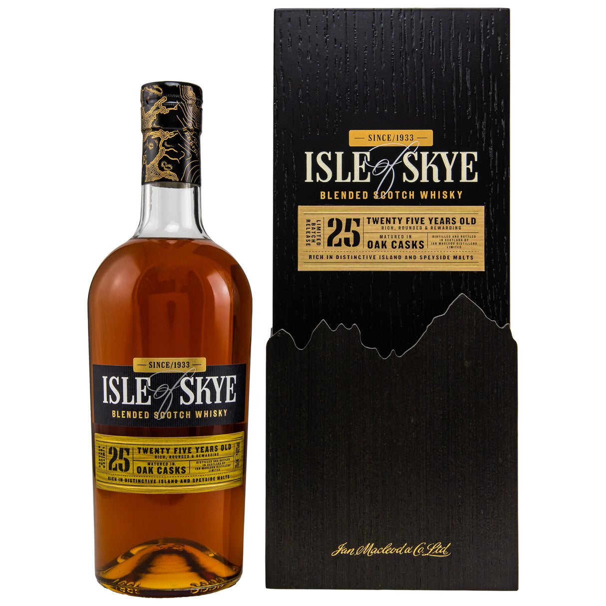 Isle of Skye, 25. y. o., 0,70 l Flasche in Holzbox