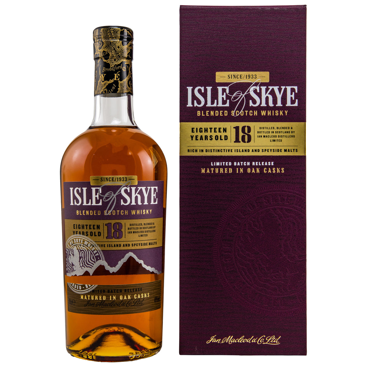 Isle of Skye, 18 y. o., 0,70 l Flasche