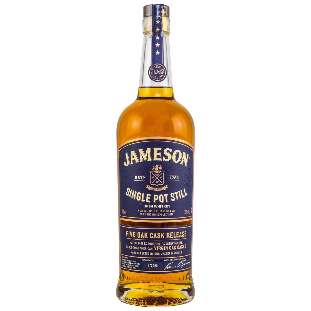 Jameson Single Pot Sill, 0,70 l Flasche