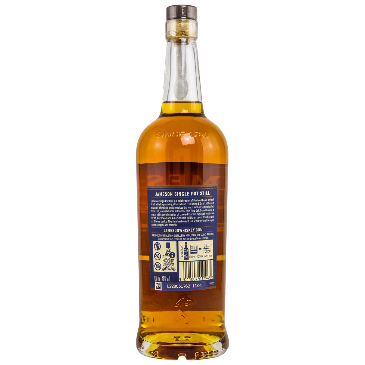 Jameson Single Pot Sill, 0,70 l Flasche