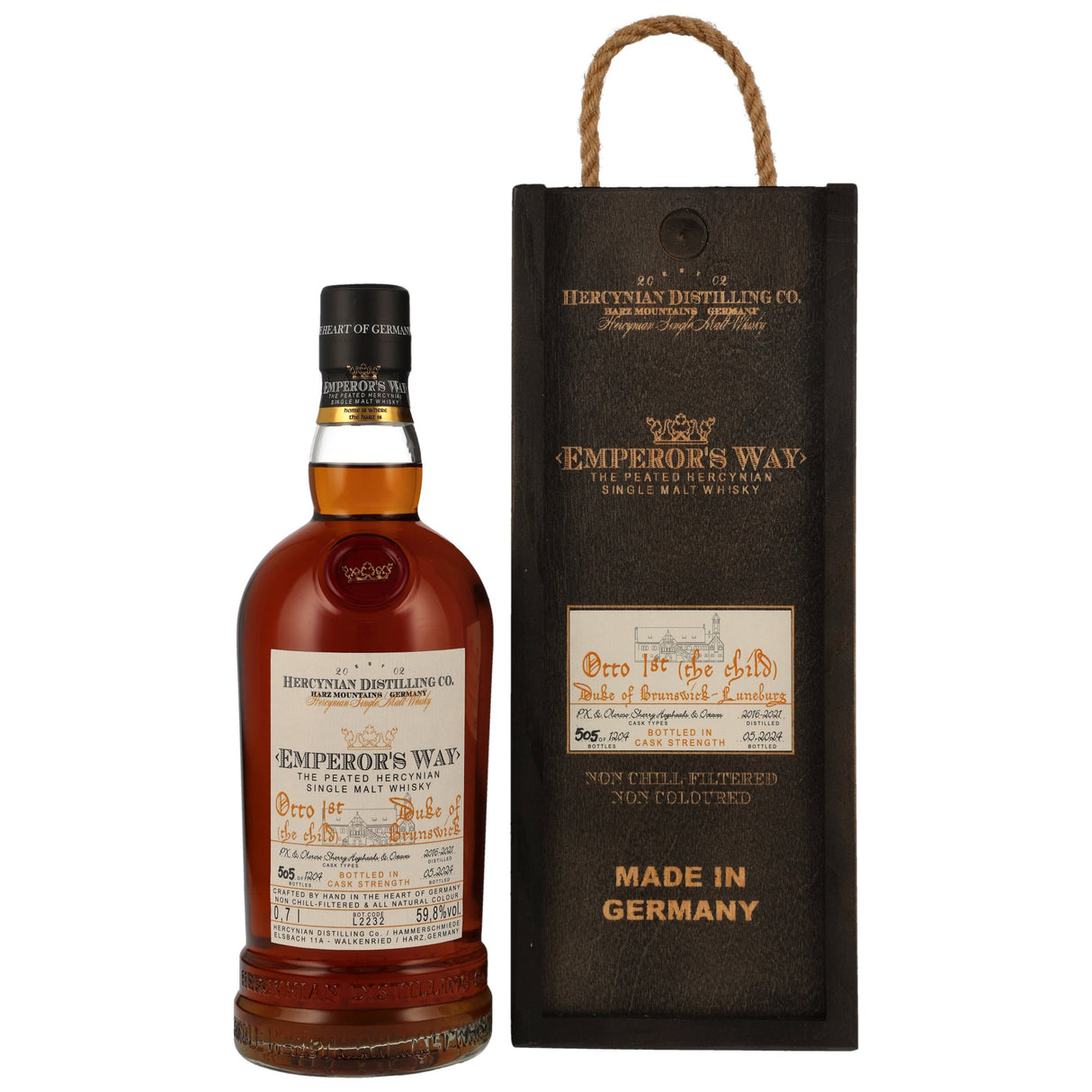 Emperors Way Otto I - PX & Oloroso Cask - (Hercynian Distilling), 0.70 l Flasche