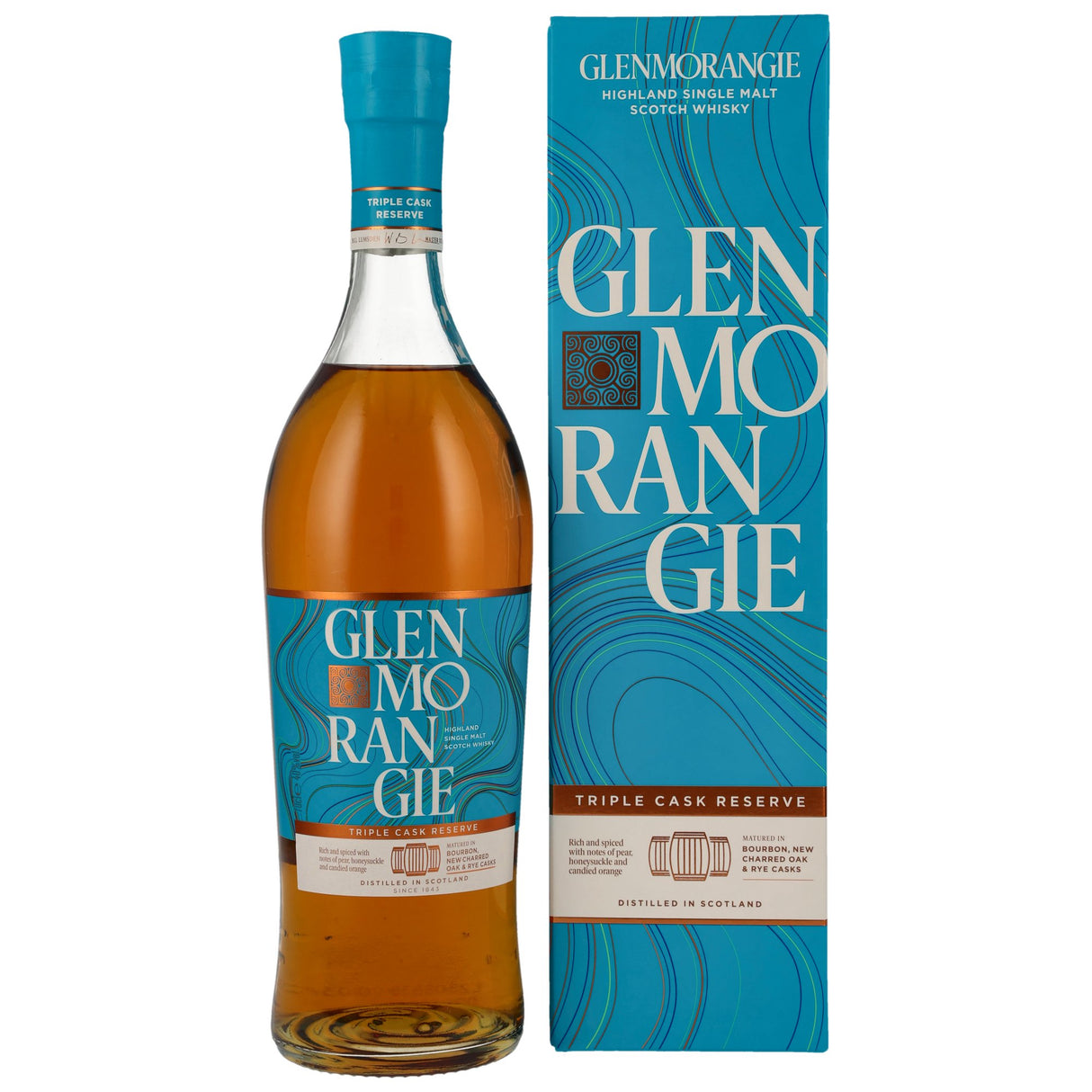 Glenmorangie Triple Cask Reserve Highland Single Malt Scotch Whisky, 0,70 l Flasche