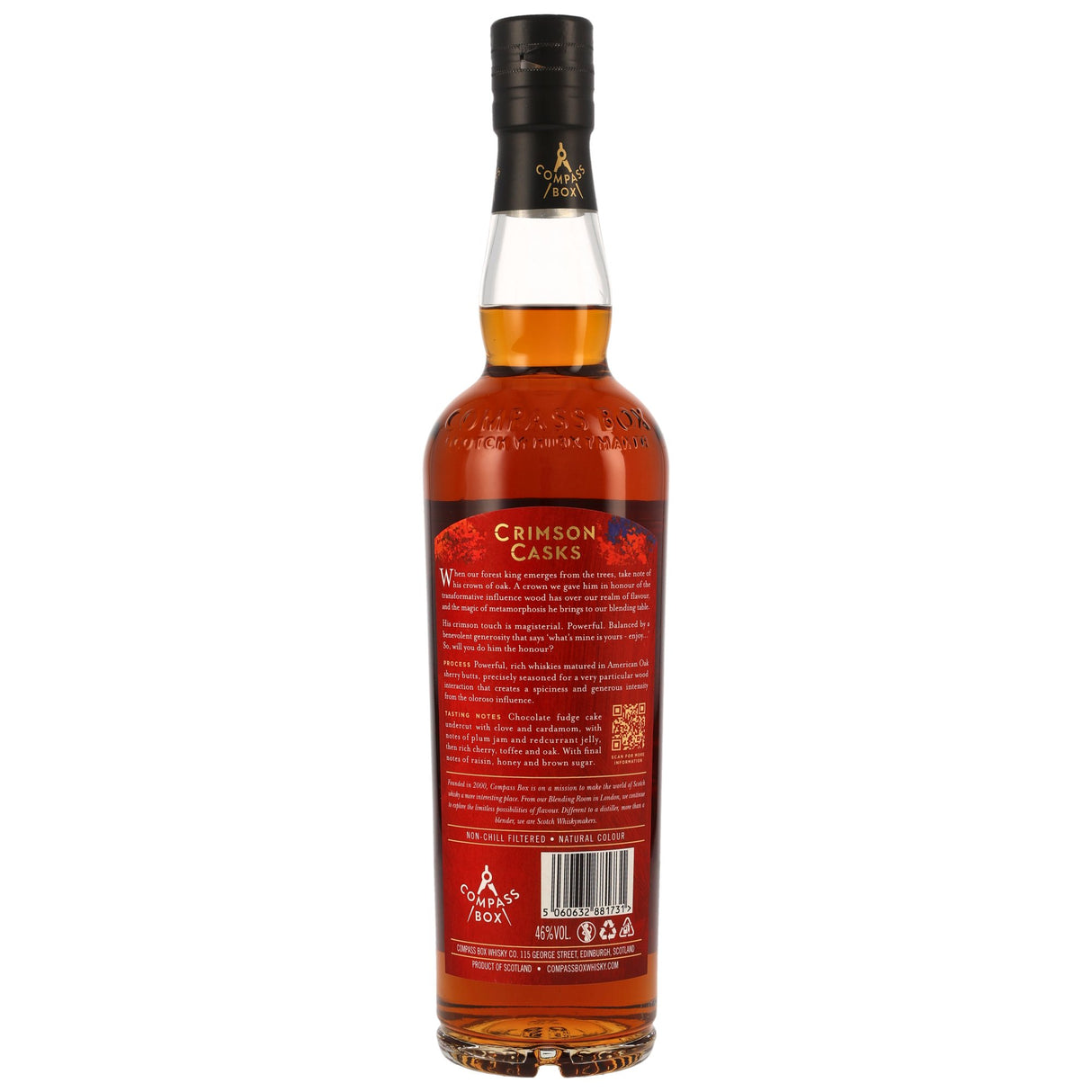 Compass Box Crimson Casks, 0,70 l Flasche