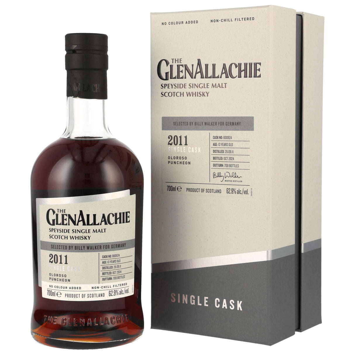 GlenAllachie 2011/2024 - 13 y.o. - Oloroso Puncheon #800924, 0,70 l Flasche