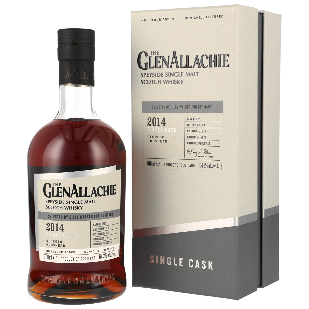 GlenAllachie 2014/2024 - 10 y.o. - Oloroso Hogshead #3220