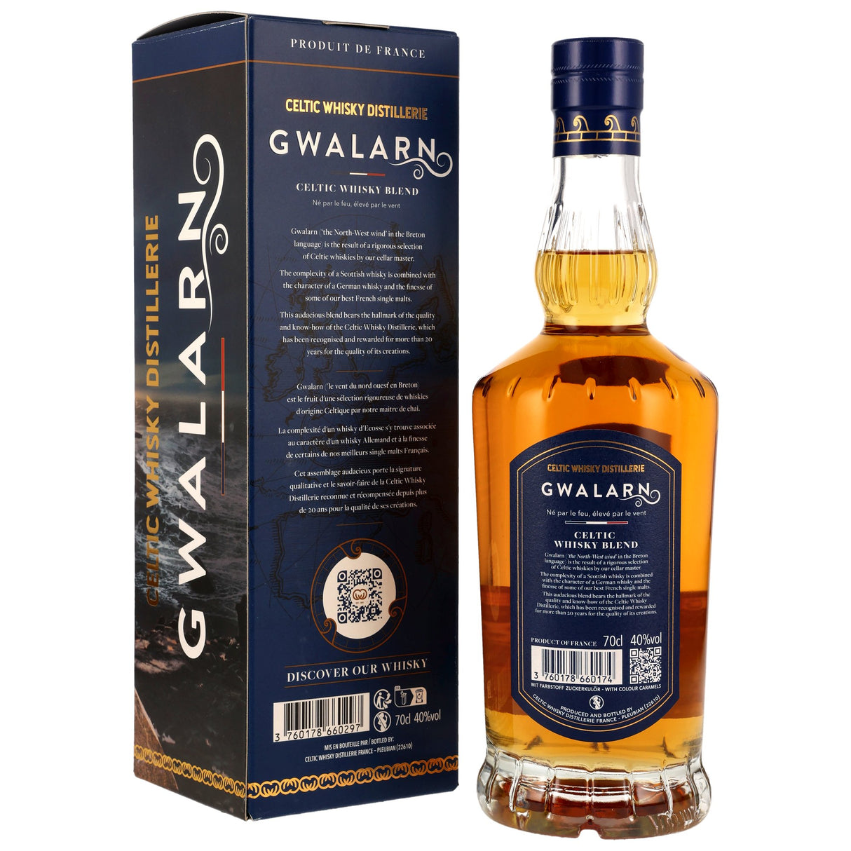 Celtic Whisky Distillerie - Gwalarn Whisky Blend, 0,70 l Flasche