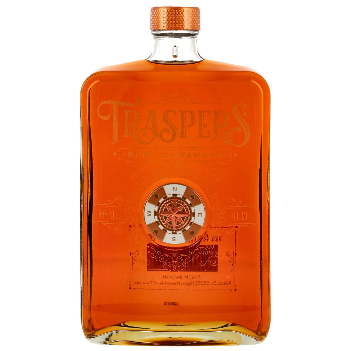 Traspers Panama Rum Rum für Abenteurer, 0,70 l Flasche