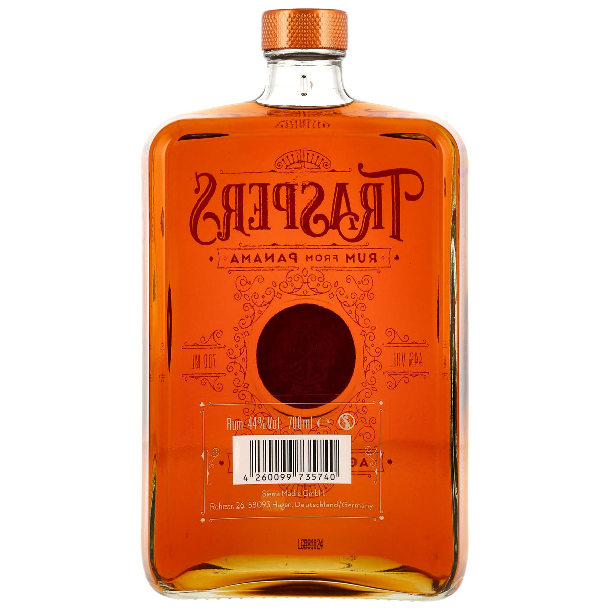 Traspers Panama Rum Rum für Abenteurer, 0,70 l Flasche