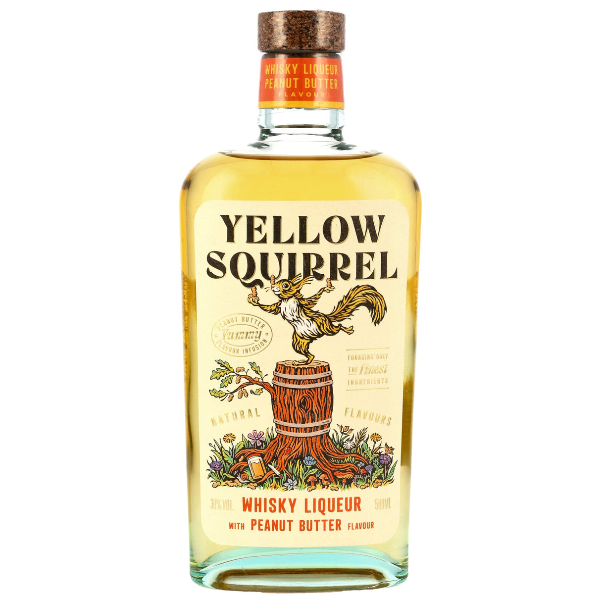 Yellow Squirrel Whisky Liqueur with Peanut Butter Flavour