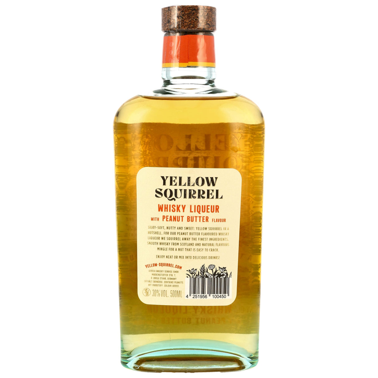 Yellow Squirrel Whisky Liqueur with Peanut Butter Flavour