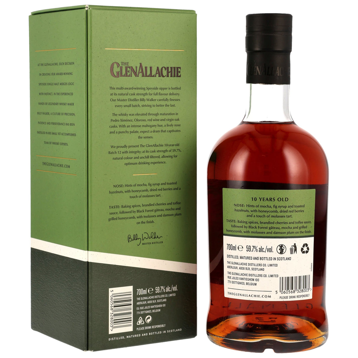 The GlenAllachie 10 y.o. Cask Strength – Batch 12, 0,70 l Flasche