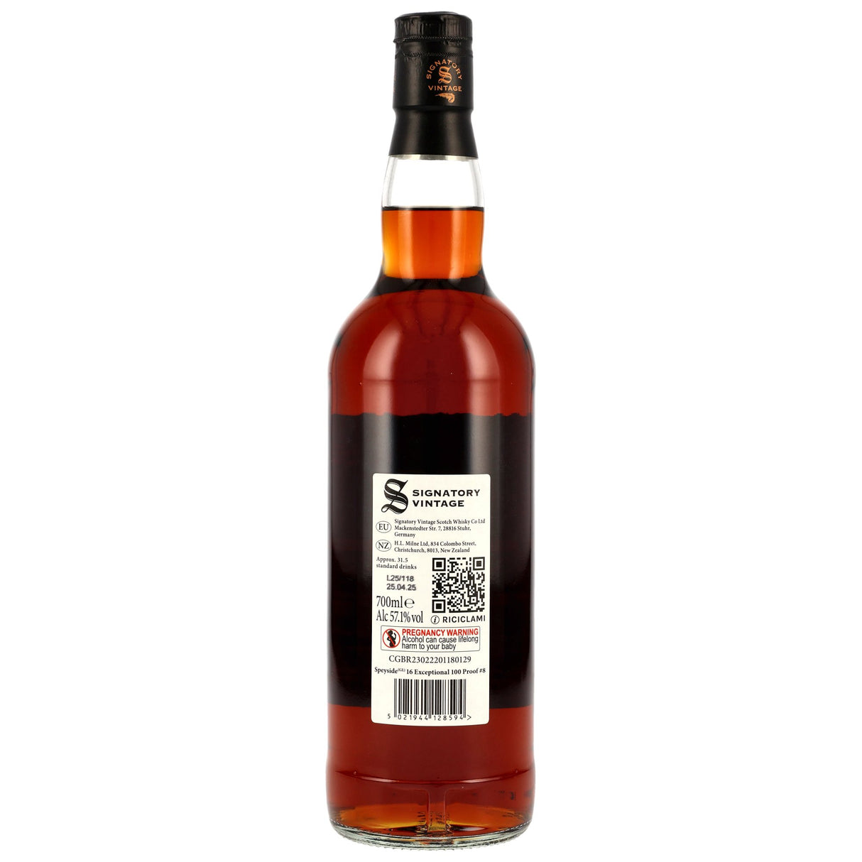 100 Proof Exceptonal Cask, Speyside (GL) 16 y.o. ,Edition #8, 0,70 l Flasche
