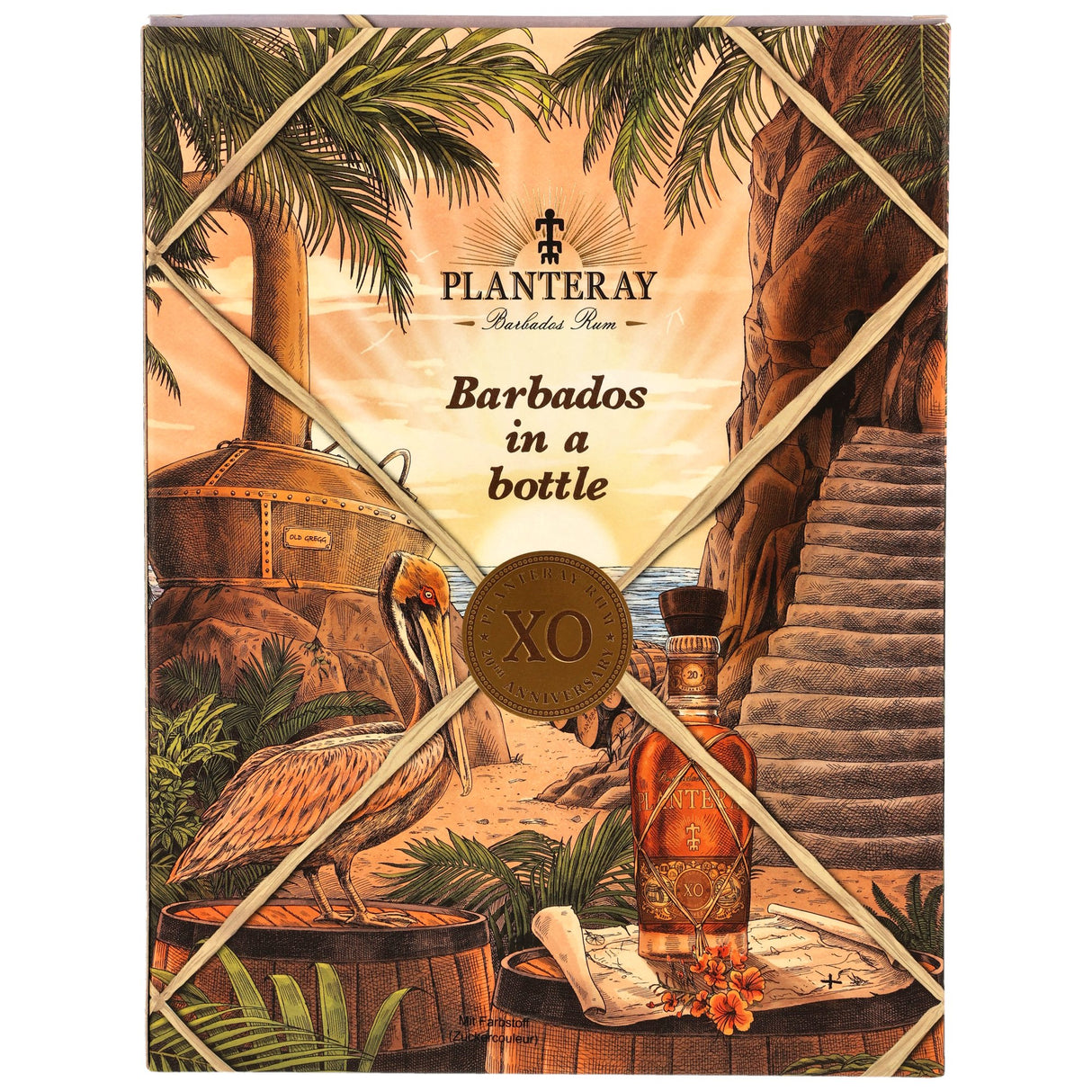 Planteray Rum Barbados XO – 20th Anniversary mit 2 Gläsern
