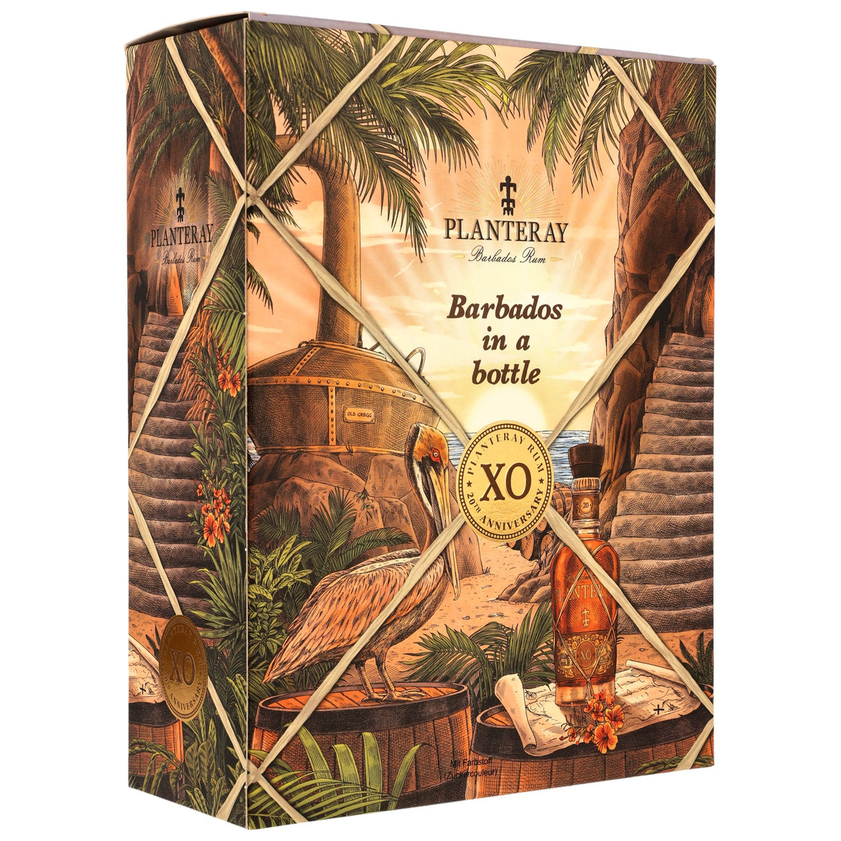 Planteray Rum Barbados XO – 20th Anniversary mit 2 Gläsern