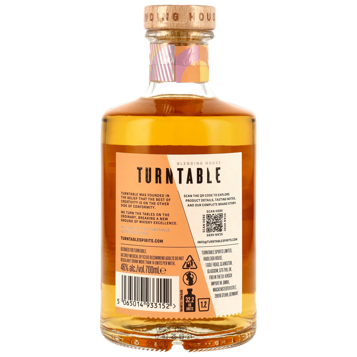 Turntable Spirits - Unplugged - Blended Scotch Whisky