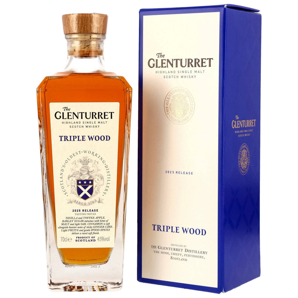 Glenturret Triple Wood - 2025 Release Highland Single Malt Scotch Whisky