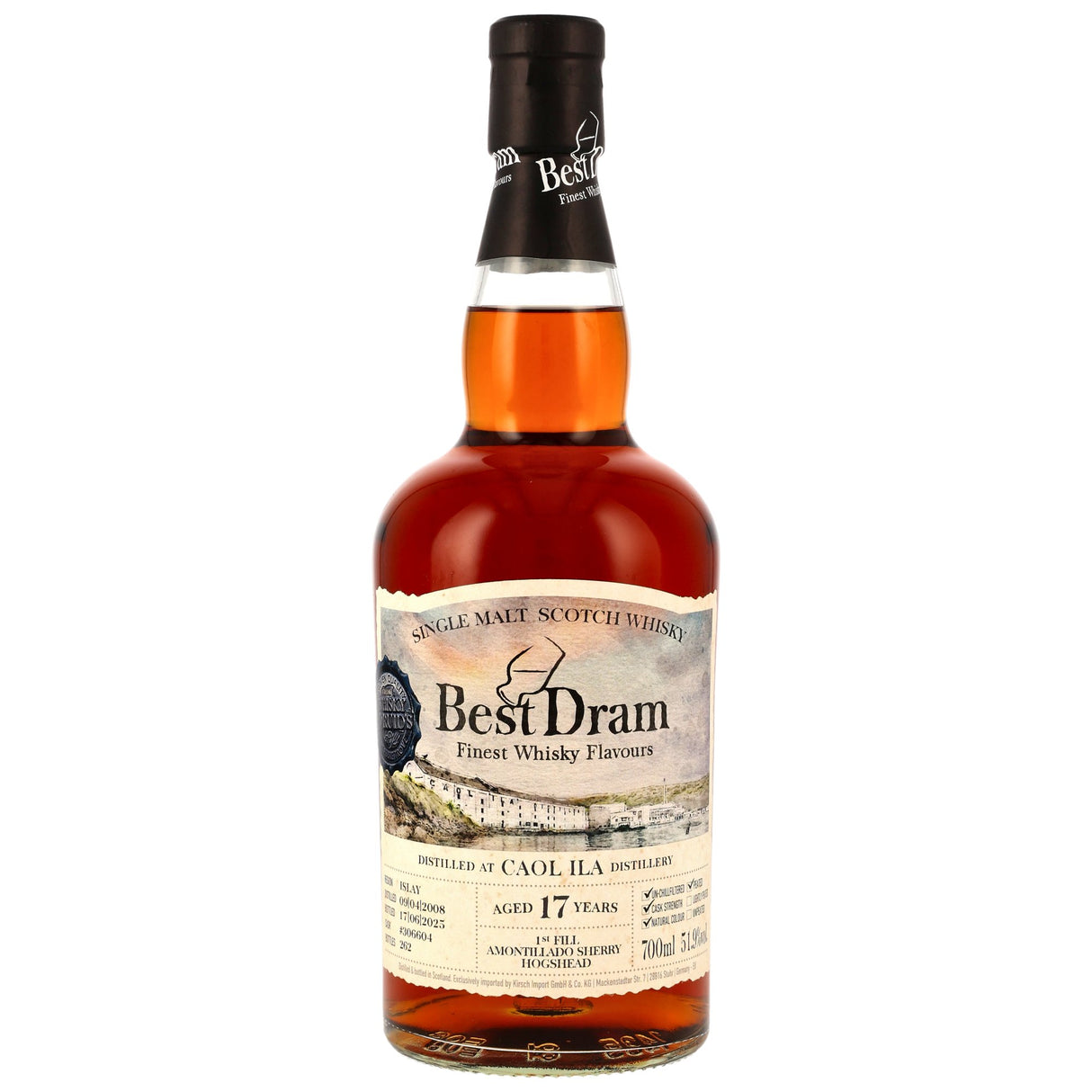 Caol Ila 2008/2025 Peated - Best Dram Islay Single Malt Scotch Whisky