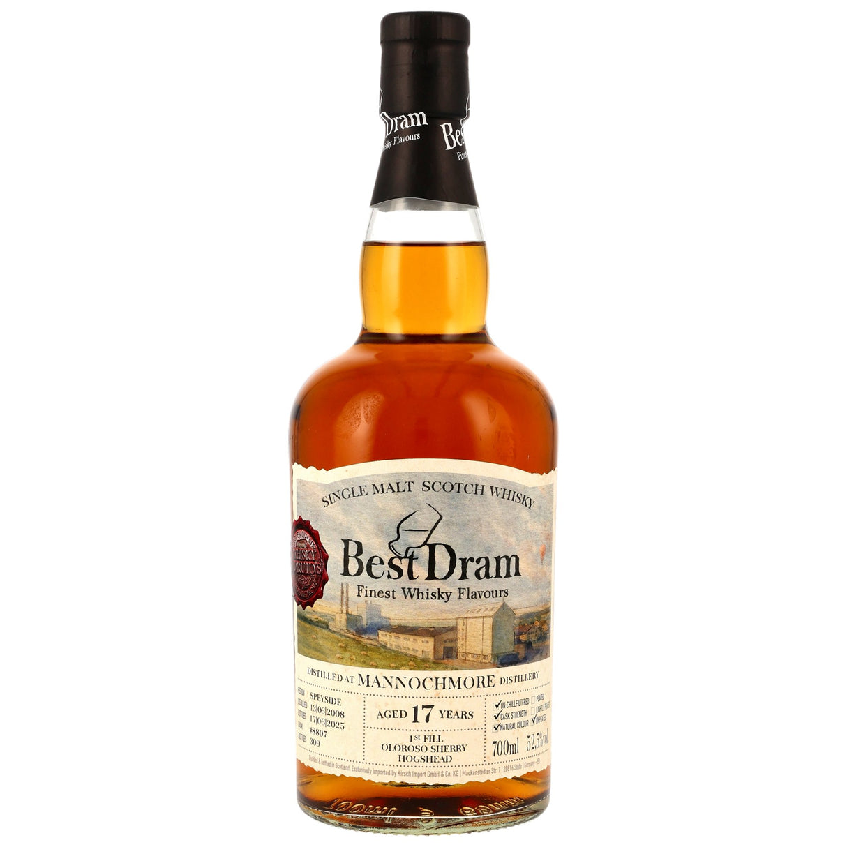 Mannochmore 2008/2025 - Best Dram Speyside Single Malt Scotch Whisky