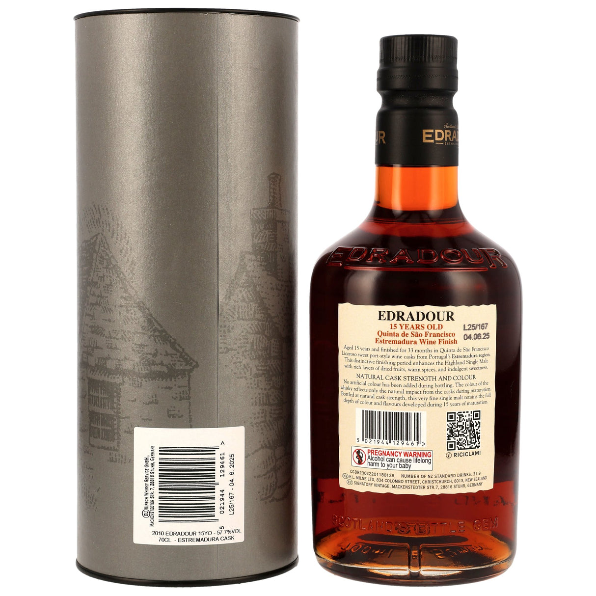 Edradour 15 y.o. Quinta de São Francisco Estremadura Wine Casks Finish