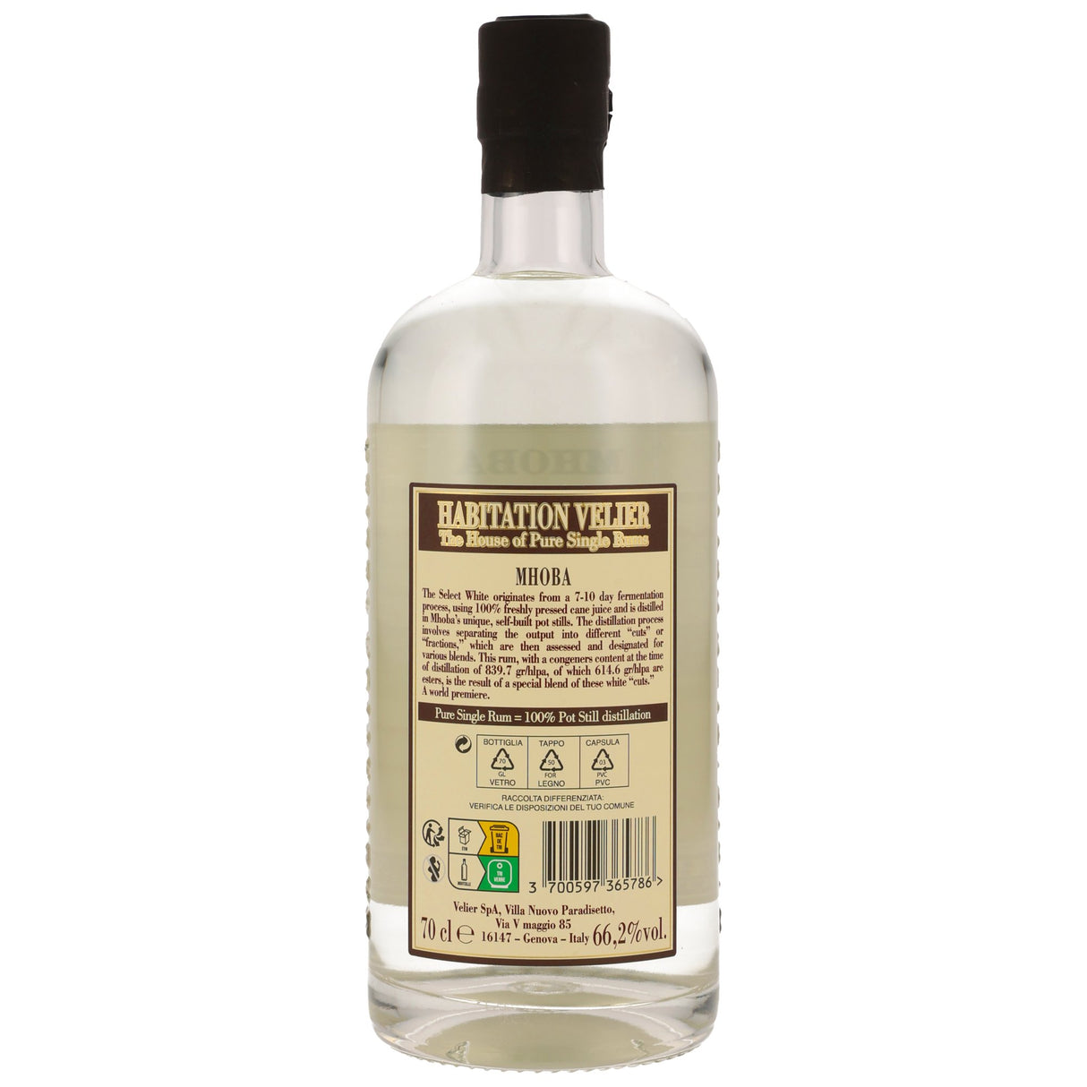 Mhoba White 2025 - Habitation Velier South Africa Pure Single Rum