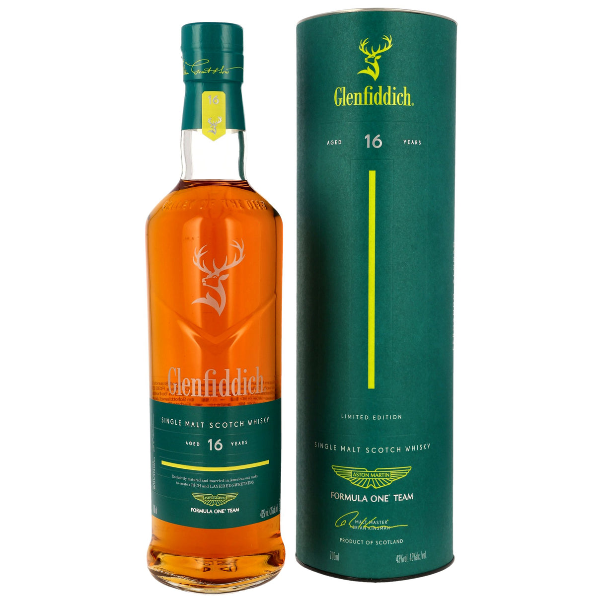 Glenfiddich 16 y.o. Aston Martin F1 Limited Edition Speyside Single Malt Scotch Whisky