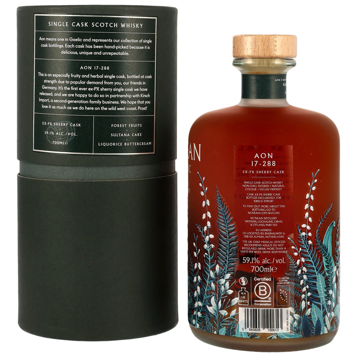 Nc'nean Aon – PX Sherry Single Cask #17-288
