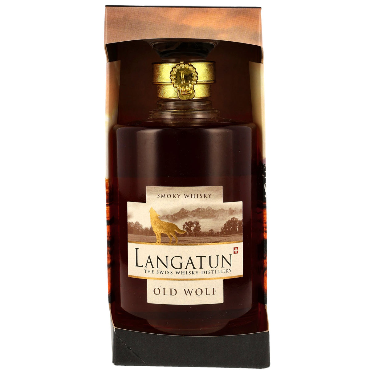 Langatun Old Wolf Smoky Whisky - Peat & Sherry Casks