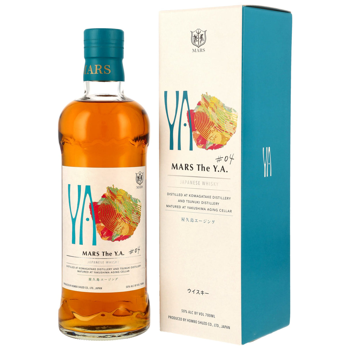 Mars The Y.A. #4 Slightly Peated - Blended Malt Japanese Whisky - Yakushima Aging