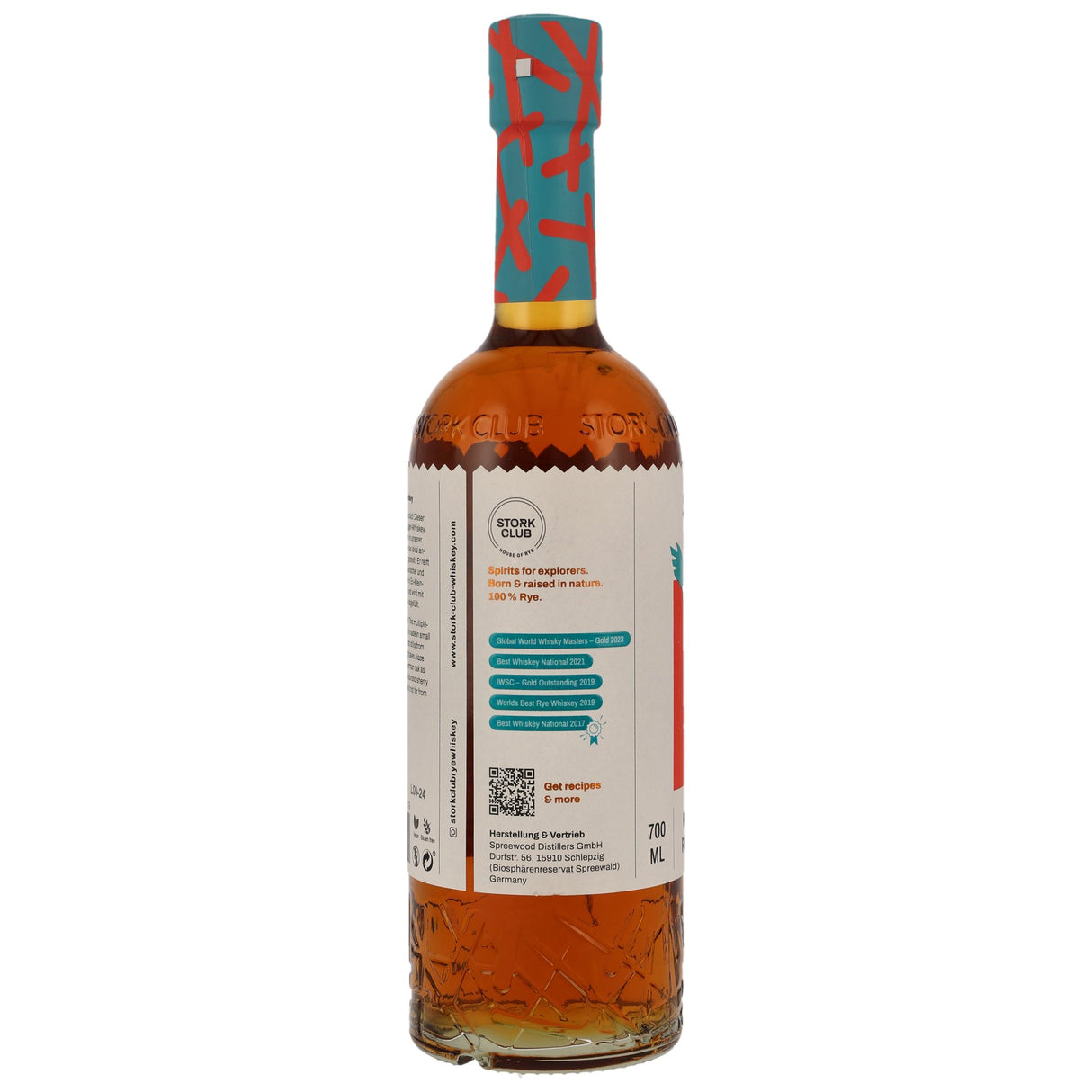 Stork Club Full Proof Rye Whiskey Neue Ausstattung - 0,7 Liter