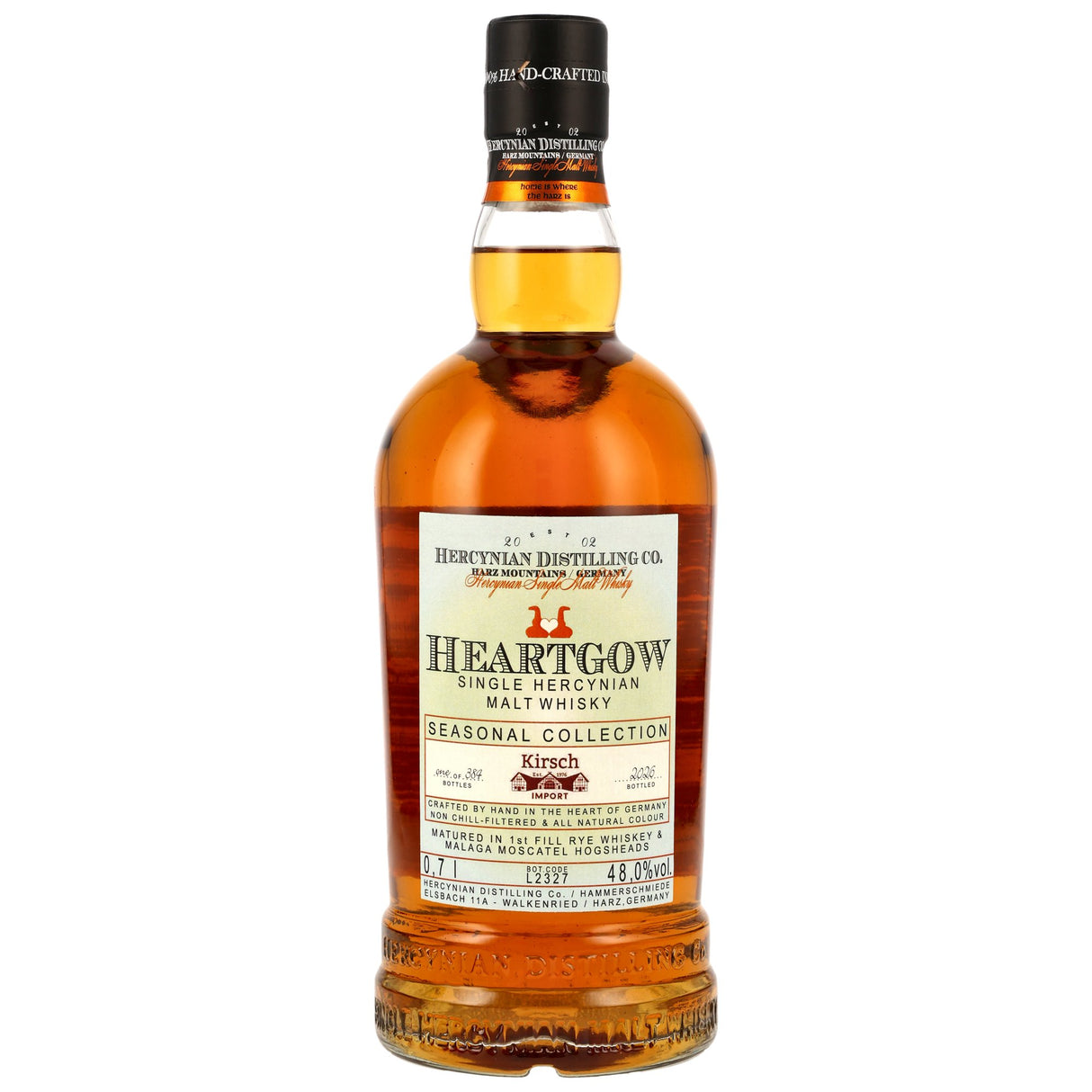 Heartgow Summer 2026 - Hercynian Single Malt Whisky - 1st Fill Rye Whiskey & Malaga Moscatel Hogsheads