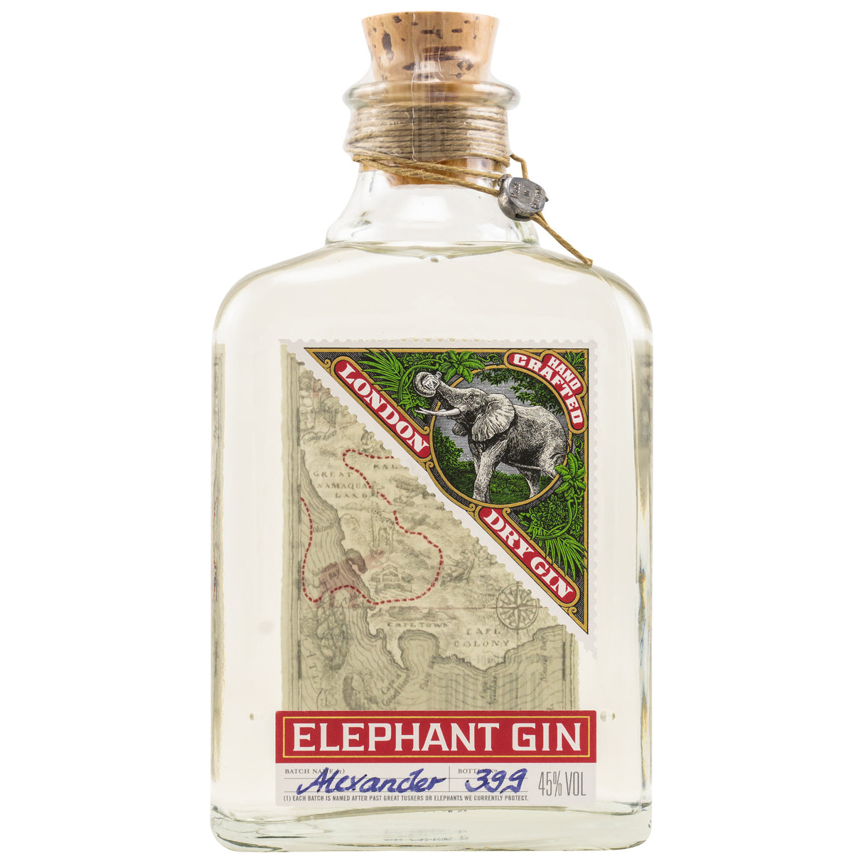 Elephant London Dry Gin Premium-Gin mit afrikanischen Botanicals