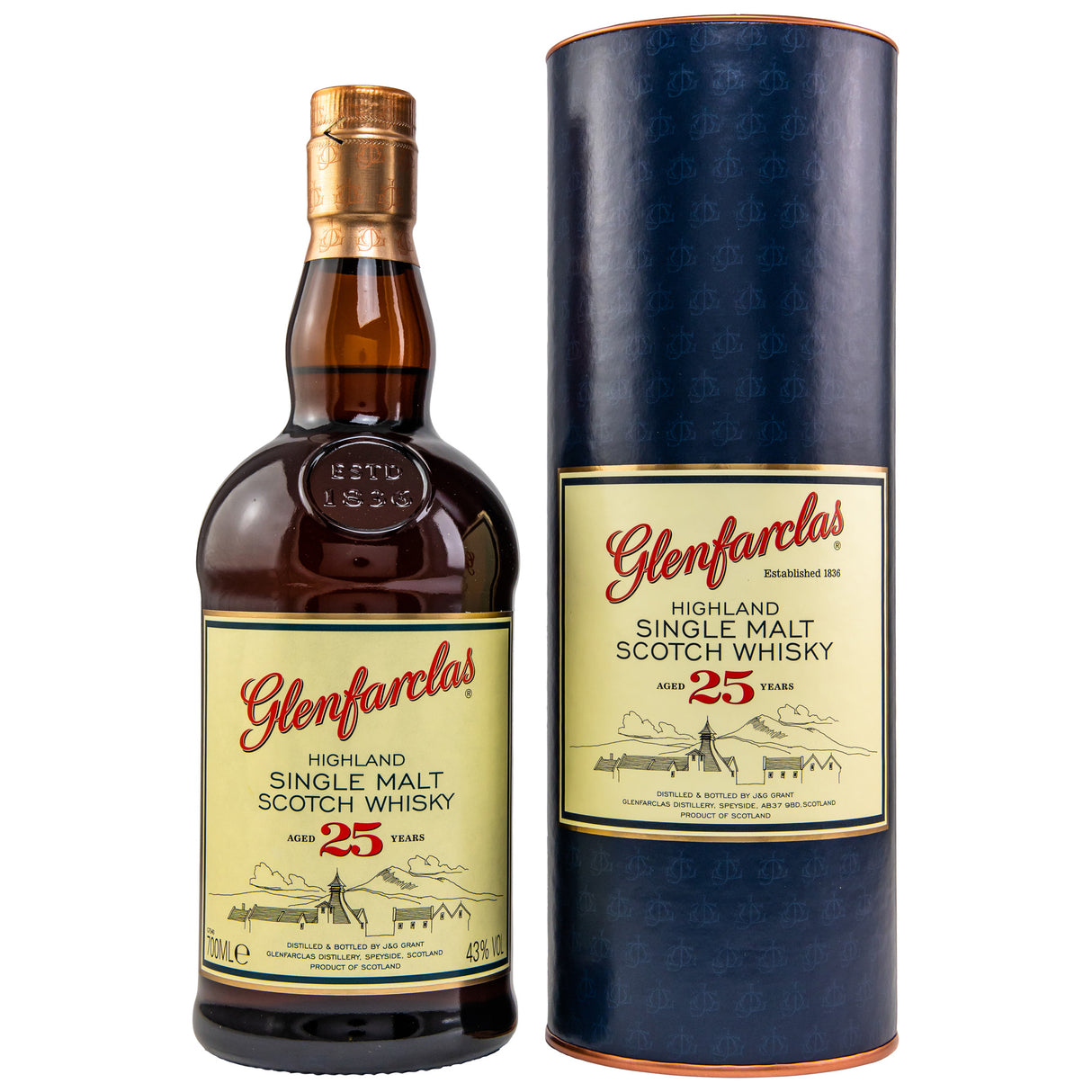 Glenfarclas, 25 Jahre, 0,70 l Flasche