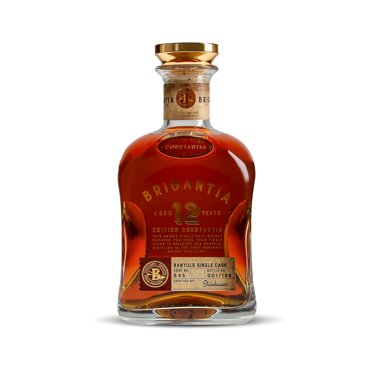 Brigantia Aged 12 Years Banyuls Single Cask 645 im Buch, 0,70 l Flasche