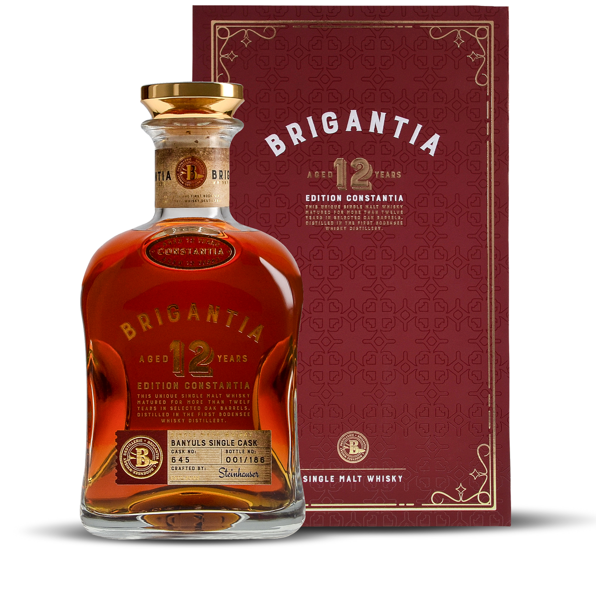 Brigantia Aged 12 Years Banyuls Single Cask 645 im Buch, 0,70 l Flasche