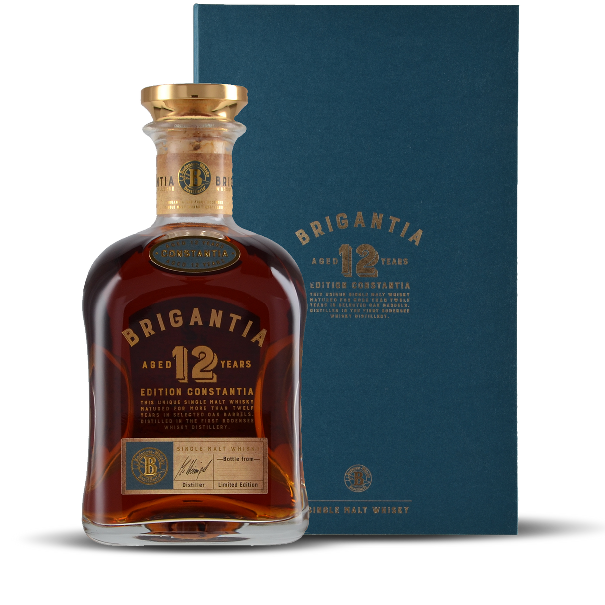 Brigantia, 12 y.o., im Buch, 0,70 l Flasche