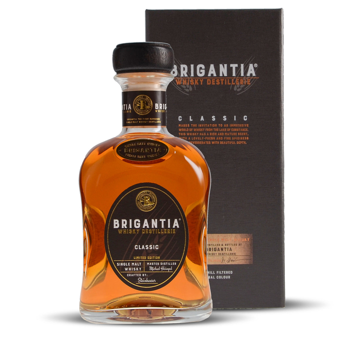 Brigantia Islay Cask Finish mit Dose, 0,70 l Flasche