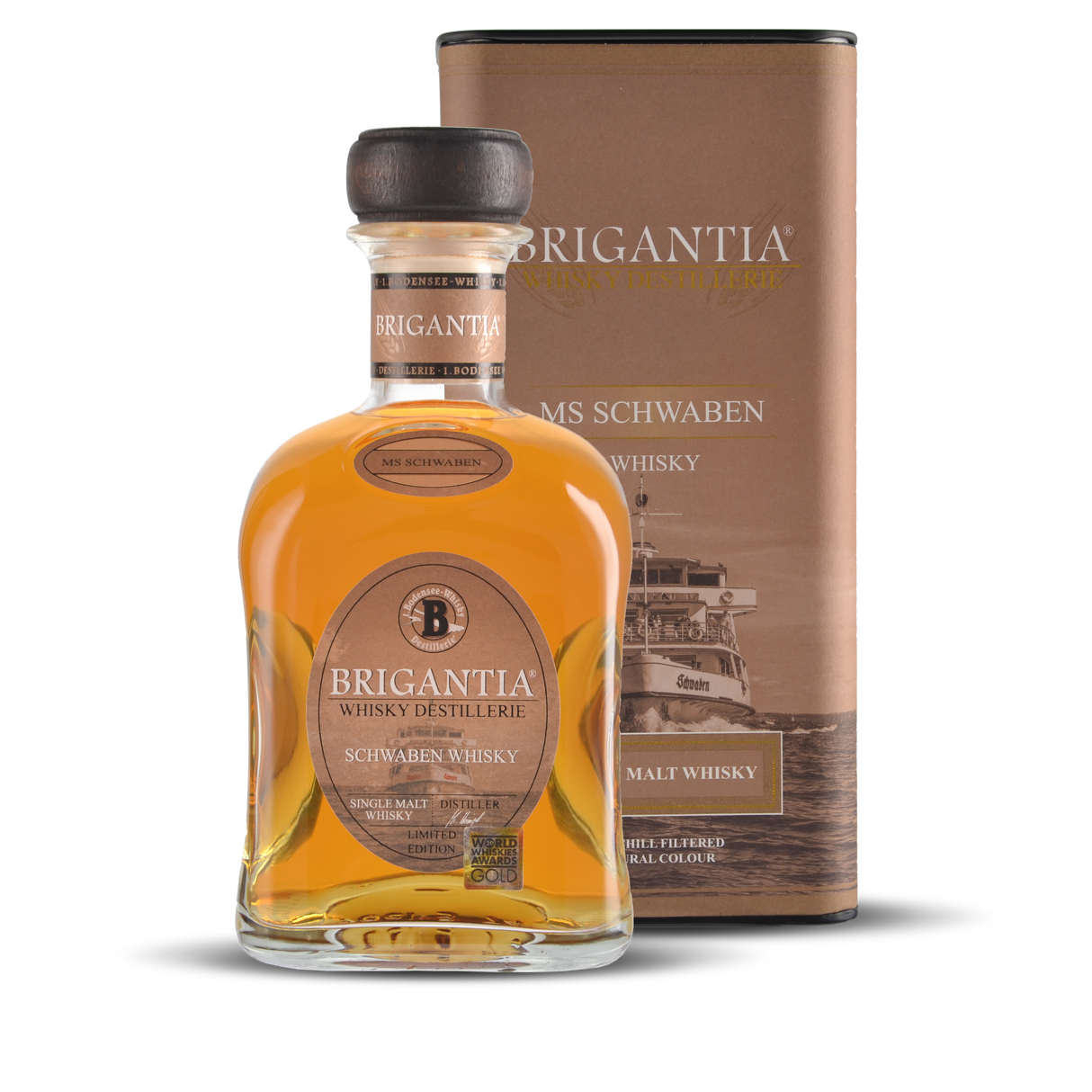 Brigantia MS Schwaben Edition mit Dose, 0,70 l Flasche