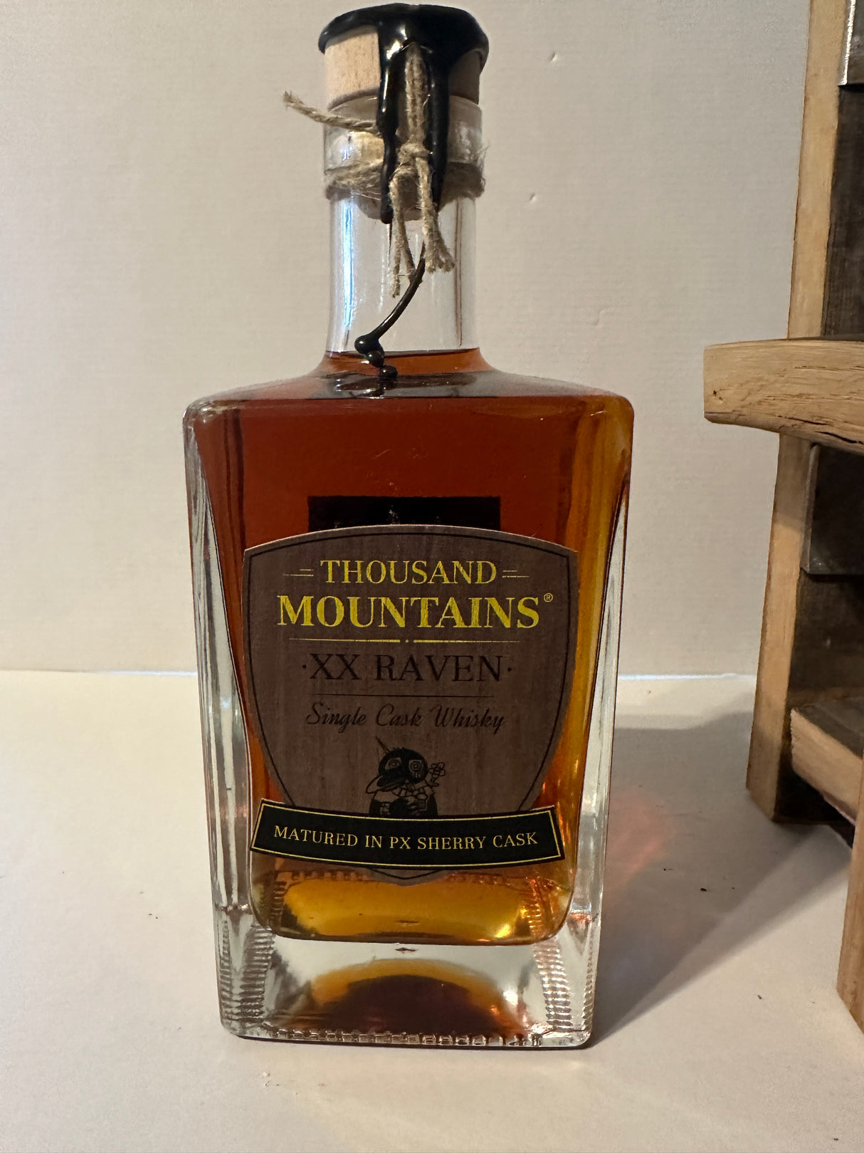 XX Raven - Single Cask Whisky, 0,70 l Flasche
