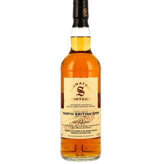 North British 2009/2025 Signatory Vintage Lowland Single Grain Scotch Whisky 100 Proof Grain Edition #2, 0,7 l Flasche
