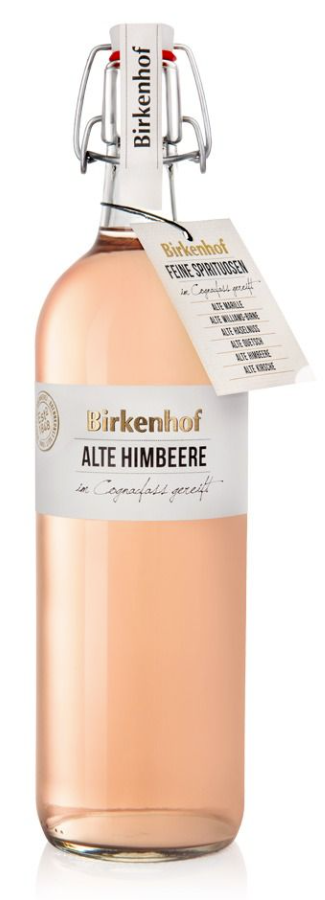 Birkenhof Alte Himbeere 1,0 l Flasche – Feine Spirituose im Cognacfass gereift