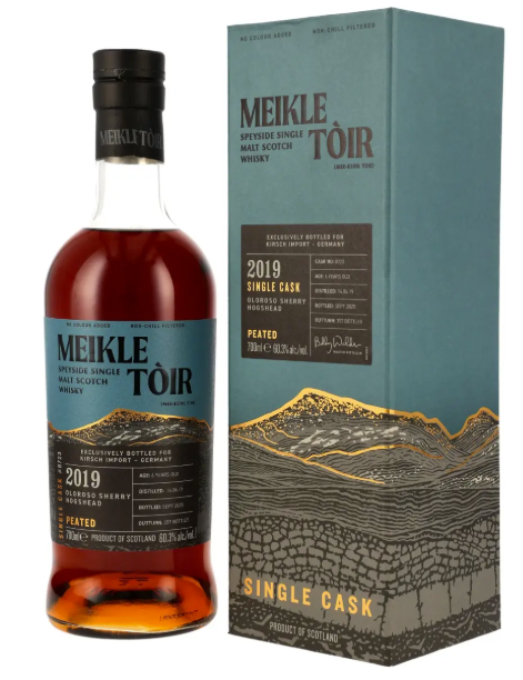 Meikle Tòir 2019/2025 Peated Single Malt Scotch Whisky - Oloroso Sherry Hogshead Cask 8723