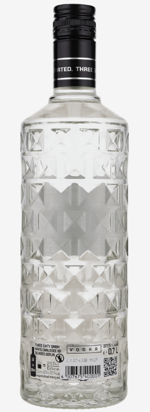 Three Sixty Vodka | 37,5 % vol. | 0,7 l