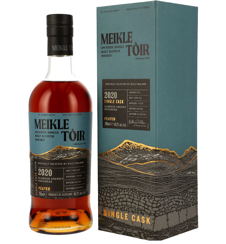 Meikle Tòir 2020/2026 – 5 y.o. – Oloroso Sherry Hogshead #12726 | Single Cask