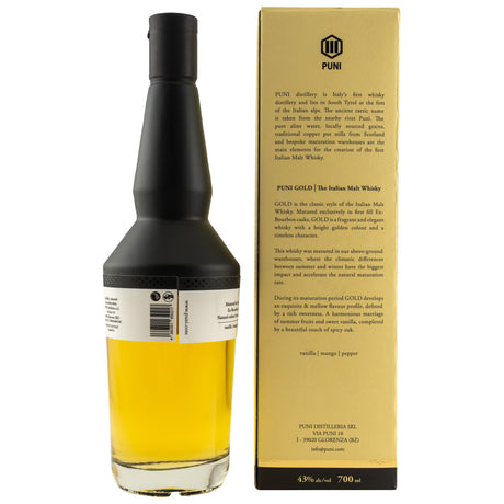 Puni Gold Bourbon Cask Matured, 0,70 l Flasche